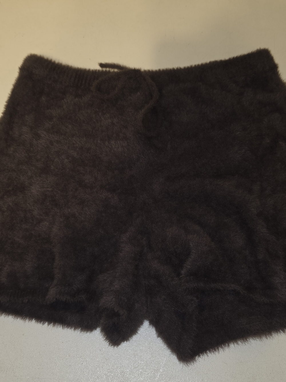 Express Brown Faux Fur Shorts